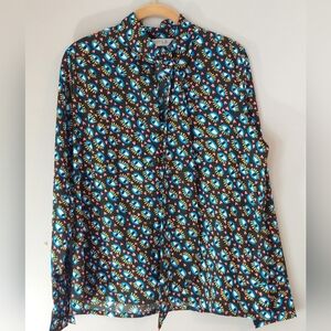 Campania Fantastica Evil eye blouse shirt Hearts Valentines L